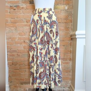 Vintage 90s Ralph Lauren Paisley Skirt